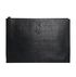 YSL Croc Embossed Clutch, front view